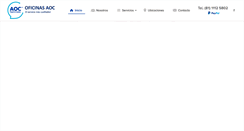 Desktop Screenshot of oficinasaoc.com
