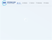 Tablet Screenshot of oficinasaoc.com
